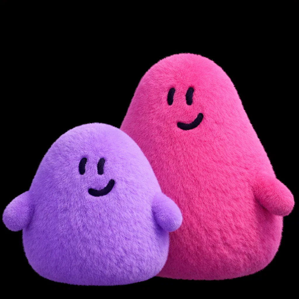 Everlove pink and purple buddies together