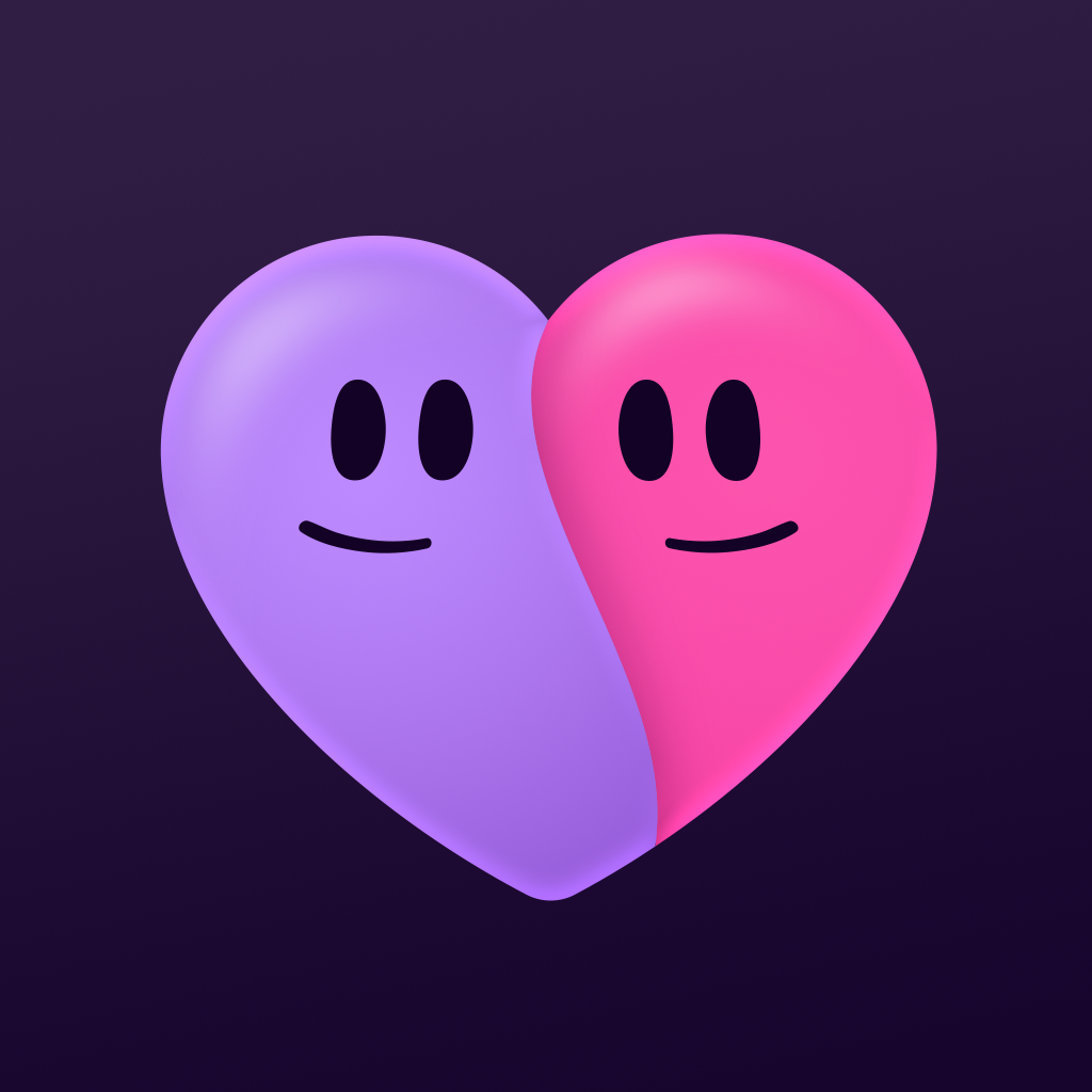 Everlove logo, filled background